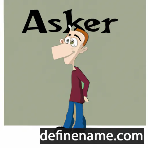 cartoon of the name Asker