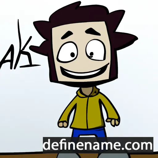 cartoon of the name Aski