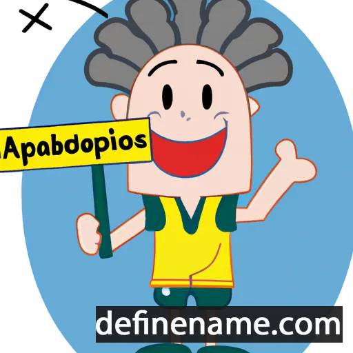 cartoon of the name Asklepiodotos