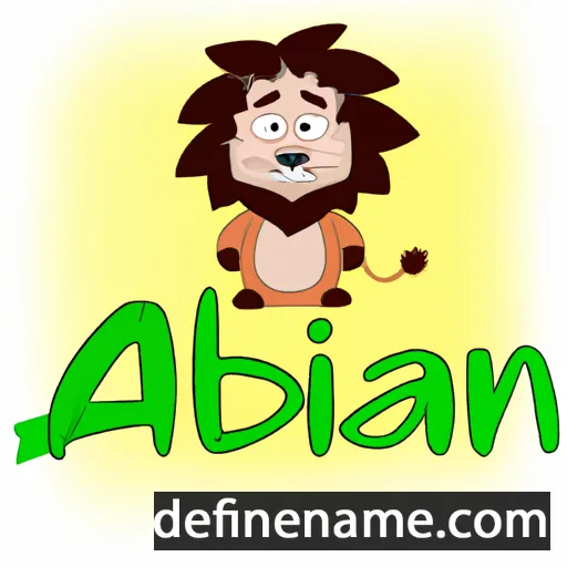 cartoon of the name Aslanbi