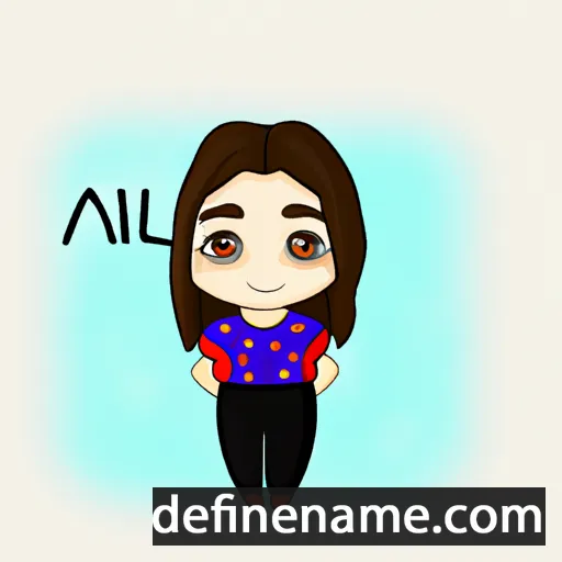 cartoon of the name Asli