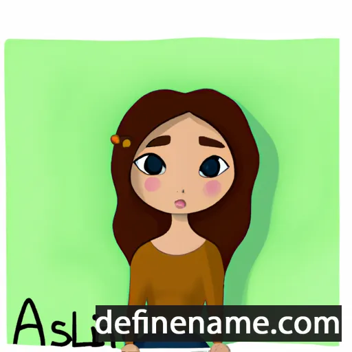 cartoon of the name Aslina