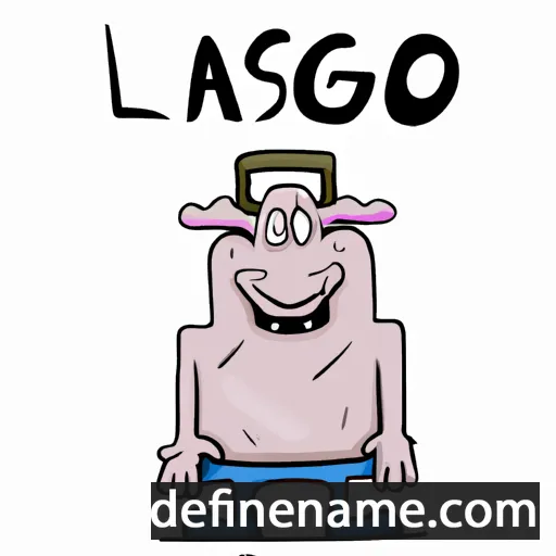 cartoon of the name Aslog