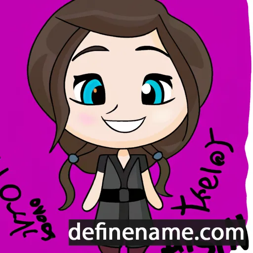 cartoon of the name Aslyn