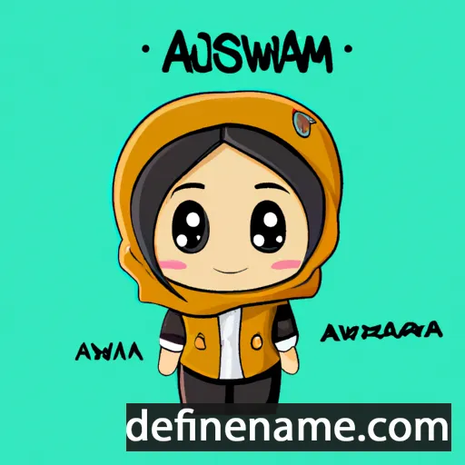 cartoon of the name Asmawati