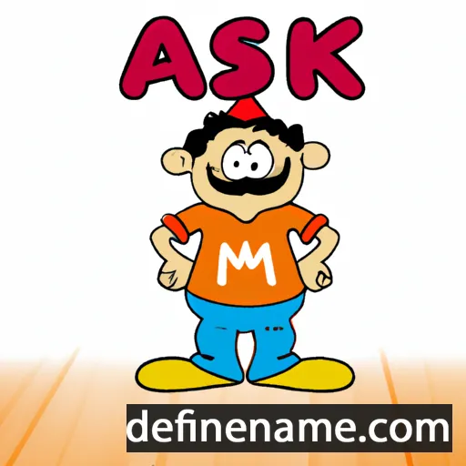 cartoon of the name Asmik