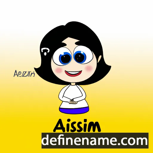 cartoon of the name Asmini