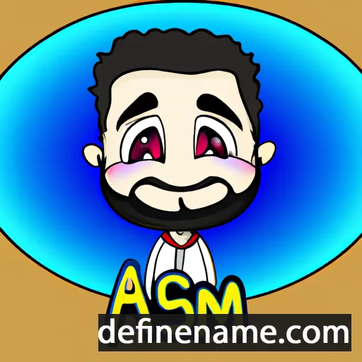 cartoon of the name Asmir