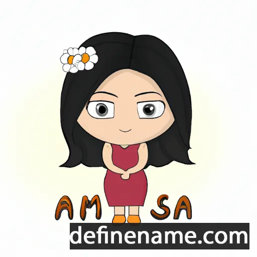 cartoon of the name Asmira