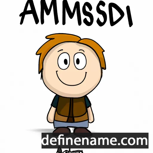 cartoon of the name Asmund