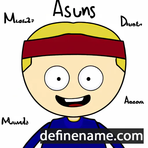 cartoon of the name Asmus