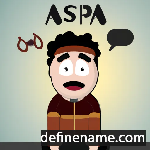 cartoon of the name Aspa