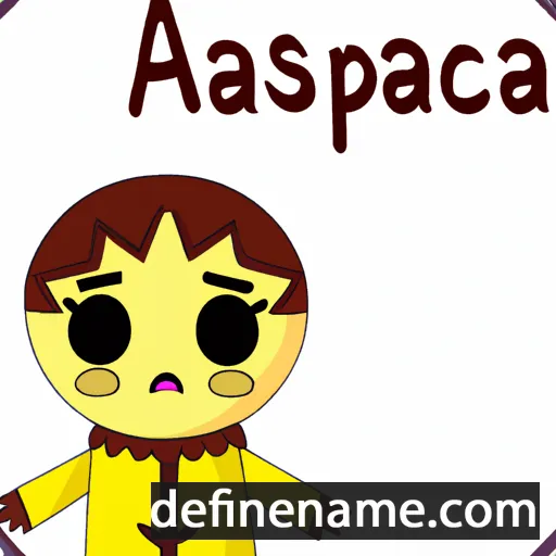 cartoon of the name Aspačanā