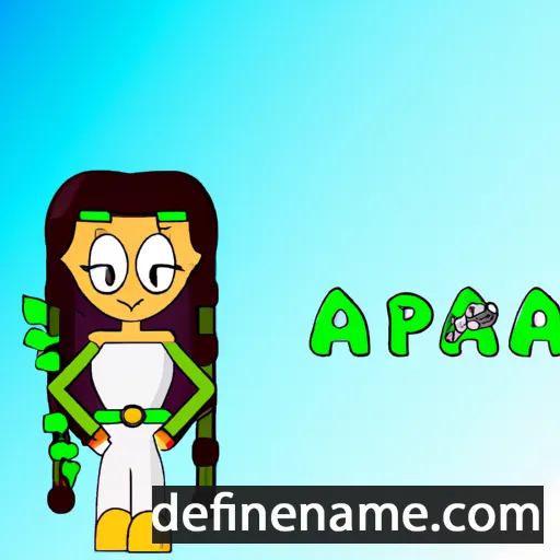 cartoon of the name Aspara