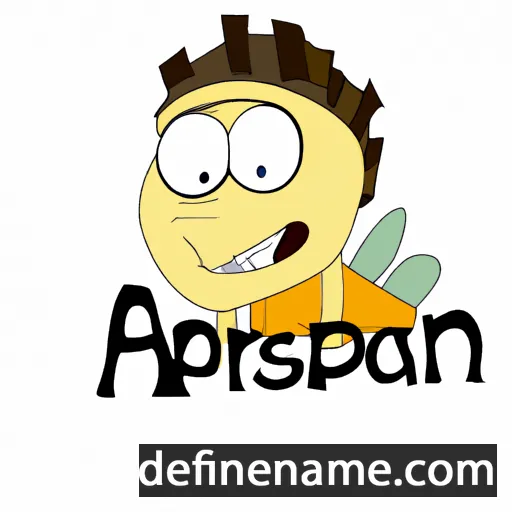 cartoon of the name Asparuh