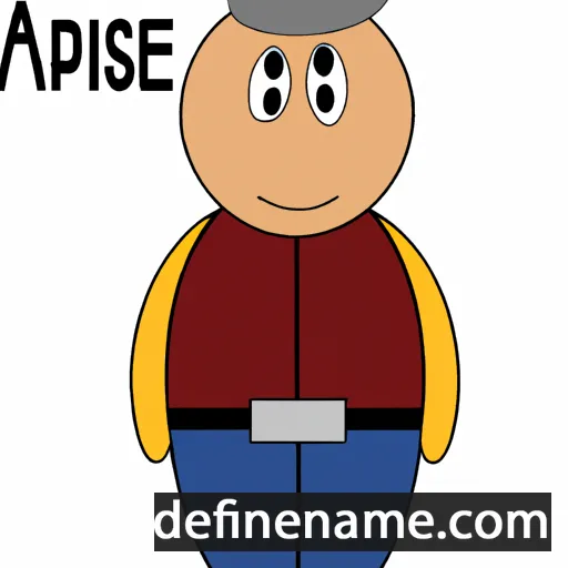 cartoon of the name Aspasie