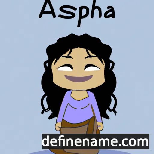 cartoon of the name Aspatha