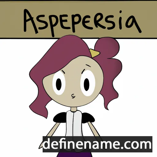 cartoon of the name Asperanza