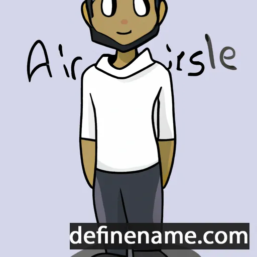 cartoon of the name Asriel