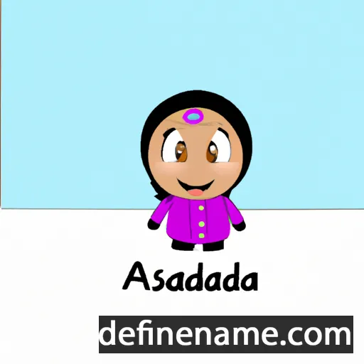 cartoon of the name Assalhida