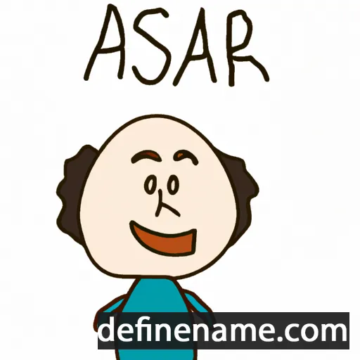 cartoon of the name Assar