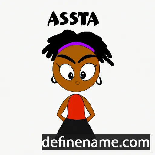 cartoon of the name Assata