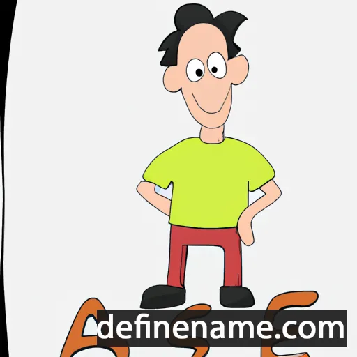 cartoon of the name Asse