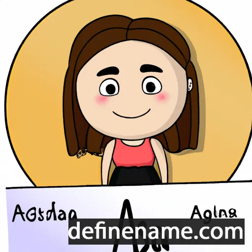 cartoon of the name Assia