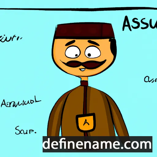 cartoon of the name Assur