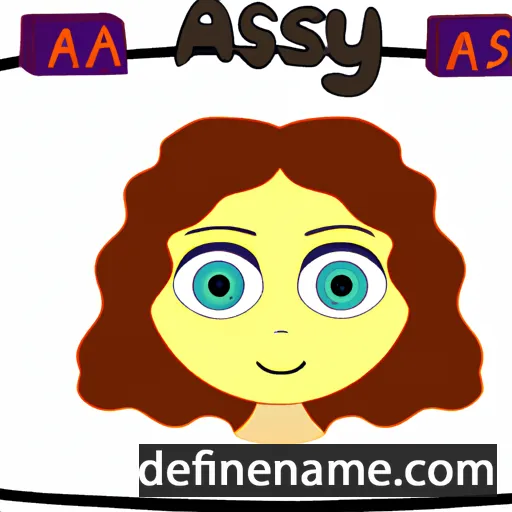 cartoon of the name Assya