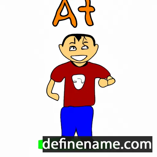 cartoon of the name 'Atai