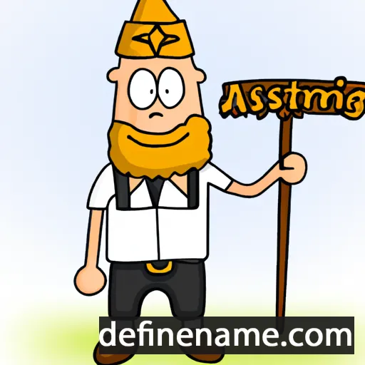 Ástgeir cartoon