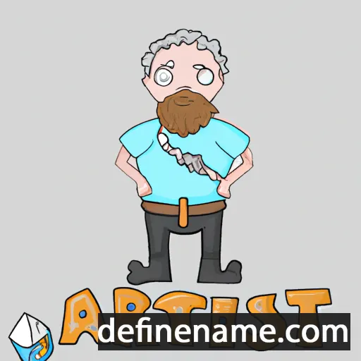 cartoon of the name Ástráður