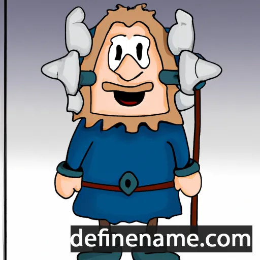 cartoon of the name Ástþór