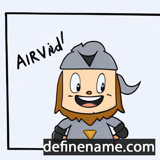 cartoon of the name Ásvarðr