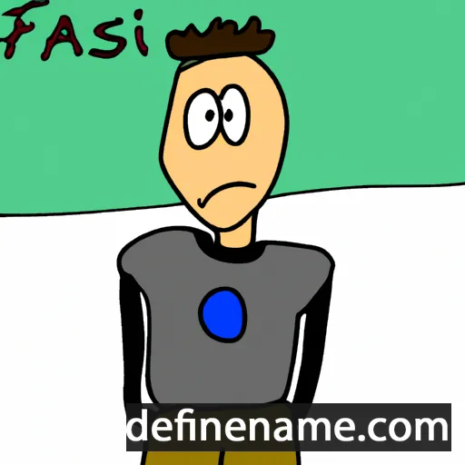 cartoon of the name Ászáf