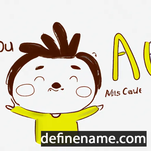 cartoon of the name Âu Cơ