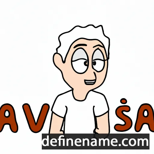 cartoon of the name Åsvar