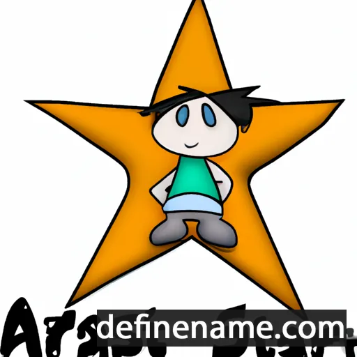 cartoon of the name Astar