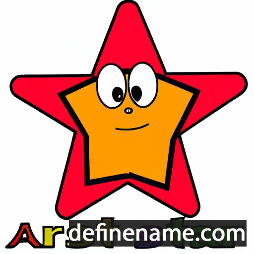 cartoon of the name Astar