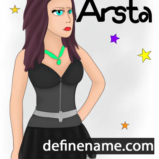 cartoon of the name Astara