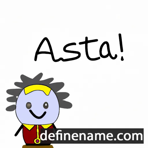 Astaš cartoon