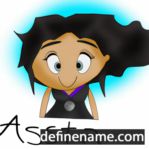 cartoon of the name Astasia