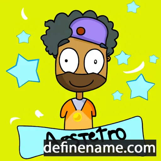 cartoon of the name Astério