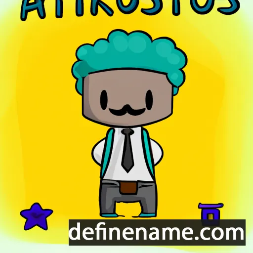 Astérios cartoon