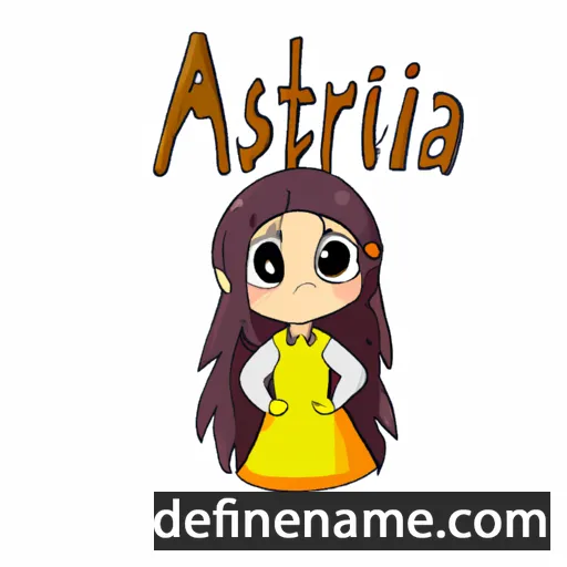 cartoon of the name Asterija