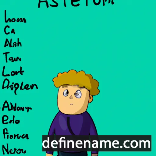 cartoon of the name Asterion