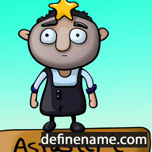 cartoon of the name Asteriusz