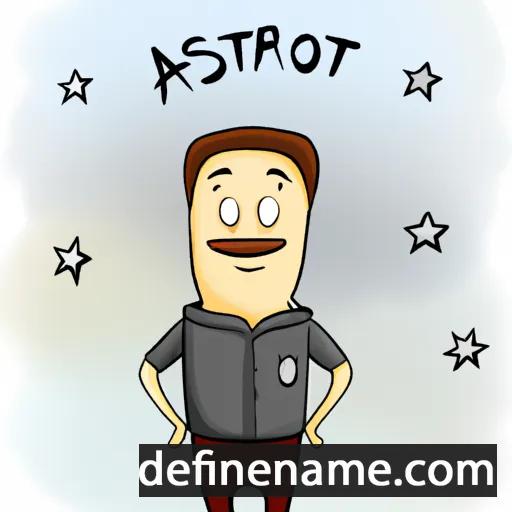 cartoon of the name Astort