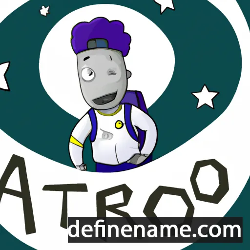 cartoon of the name Astreo